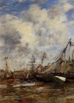 尤金 佈丹 Trouville, Low Tide 尤金 佈丹 Trouville, Low Tide